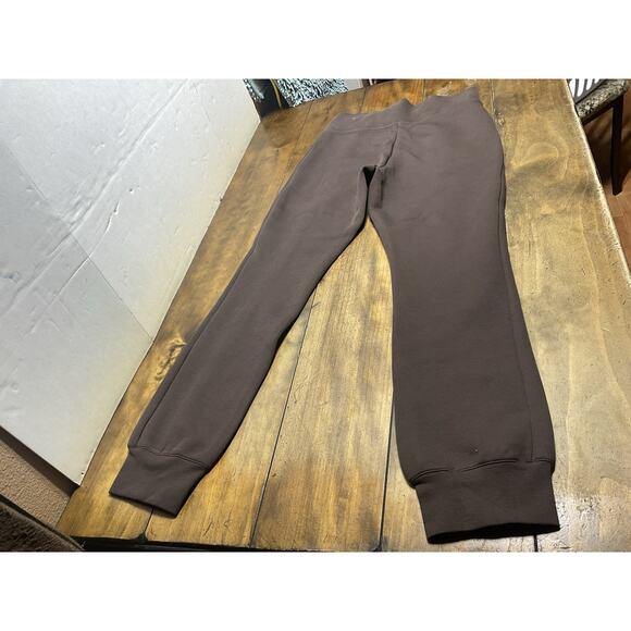 Nike Women's L Tech Fleece High-Waisted Slim Zip Pants Brown FN7129-237 - Picture 2 of 12